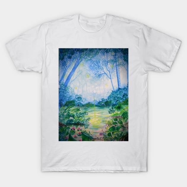 Enchanted lake T-Shirt by Sangeetacs